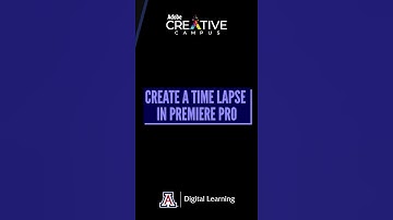 Create a time lapse from an image sequence in adobe premiere pro cc 2021￼