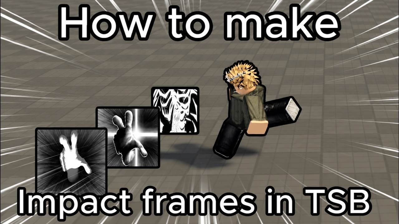 How to make impact frames in TSB - YouTube