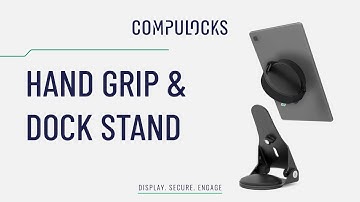Hand Grip and Dock iPad Tablet Security Stand - Perfect for Mobile Workforce Security