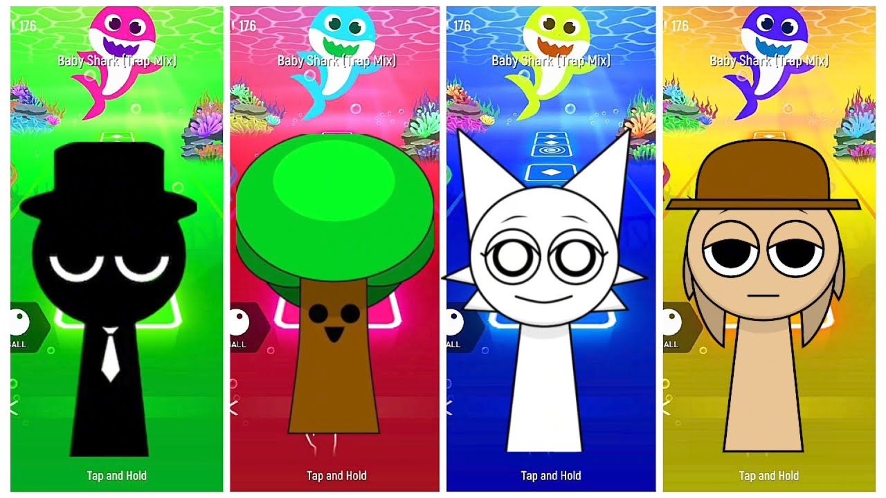 SPRUNKI Incredibox - Coffin Dance Song (COVER) Tiles Hop step