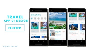 Travel App UI Design Demo - Flutter