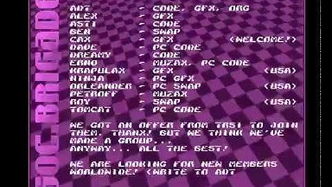 Amiga Intro : Some New Stuff / Soc Brigade (1992)