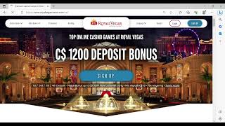 Registration Process at Royal Vegas