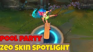 Pool Party Zoe Skin 2018 League Of Legends Zoe New Skin Spotlight Pre-Release
