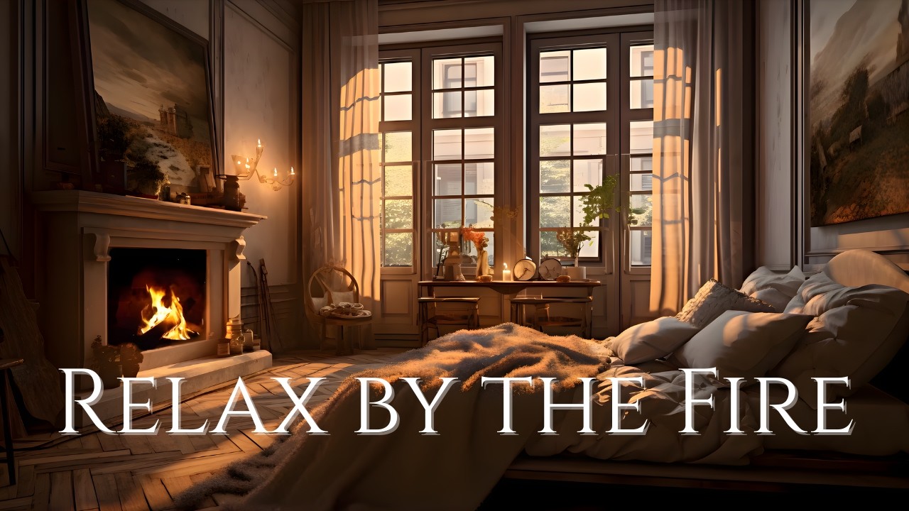 INSTANT RELAXATION 🔥1 Hour Relaxing Crackling Fire Sounds for Sleep, Study & Stress Relief