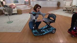 Ev rider automatic folding scooter with remote on qvc