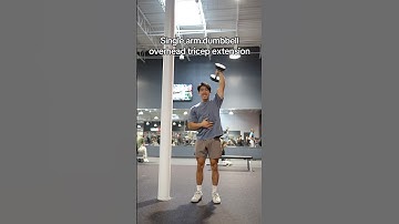 How to make single arm dumbbell tricep extensions BETTER