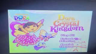 dora the explorer dora saves the crystal kingdom 2009 dvd menu walk-through