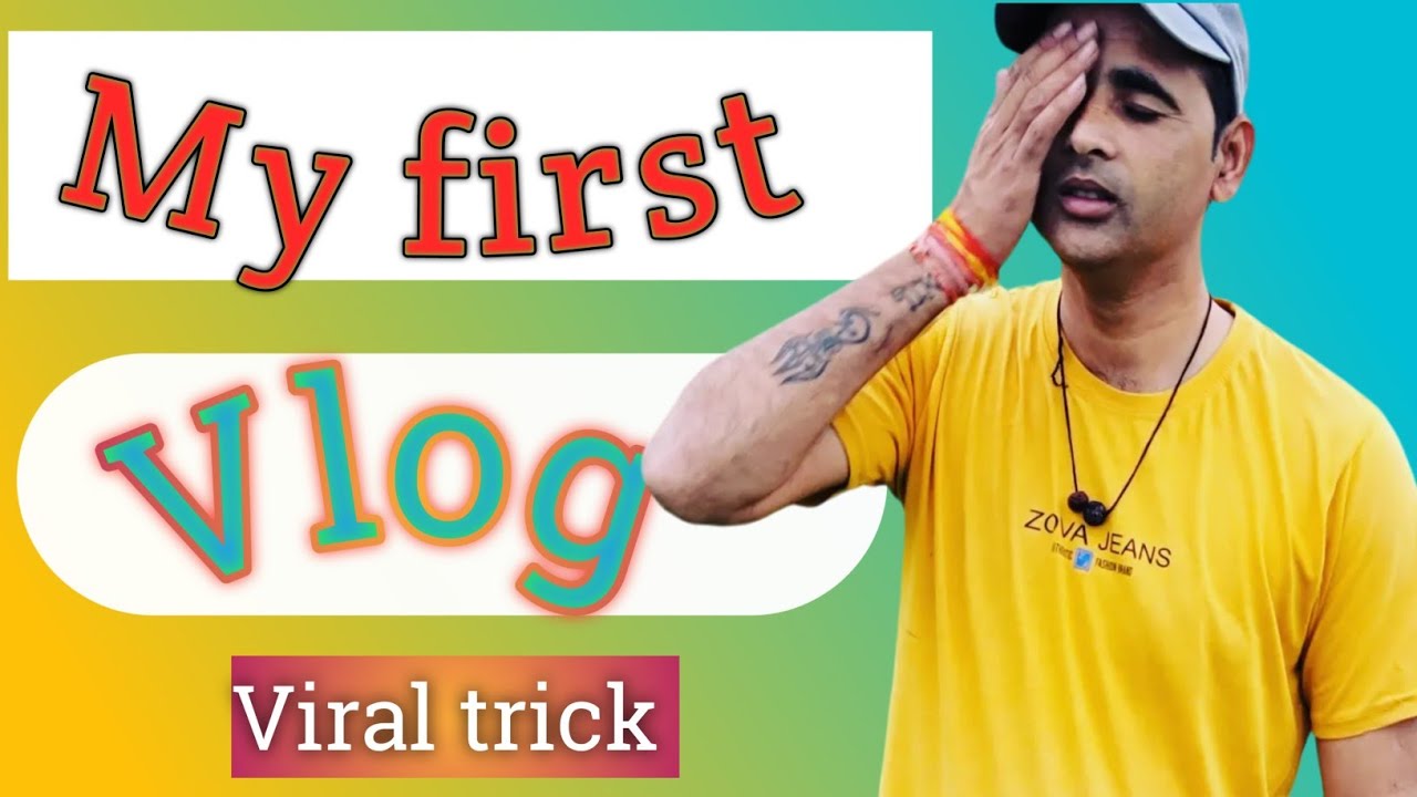 My First Vlog | My First Vlog 2024 | My First Vlog On YouTube | Deepu ...