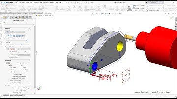 CAMWorks 5 axis chamfer.