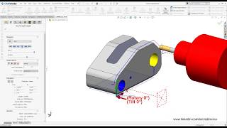 CAMWorks 5 axis chamfer.