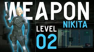 RAIDEN: Weapon - NIKITA Level 02 | MGS2: VR Missions (TOP RECORD)