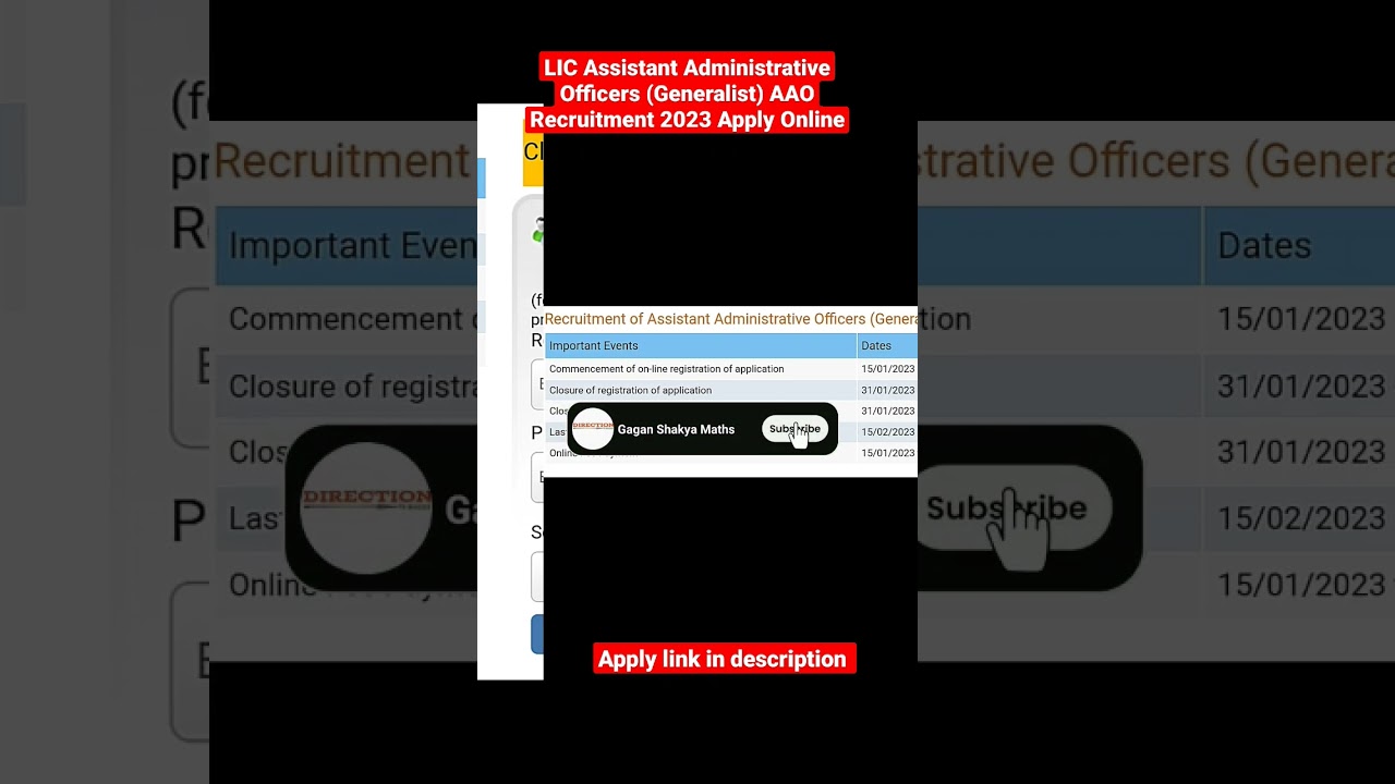 LIC AAO Recruitment 2023 Apply Online | LIC AAO Online Form 2023 