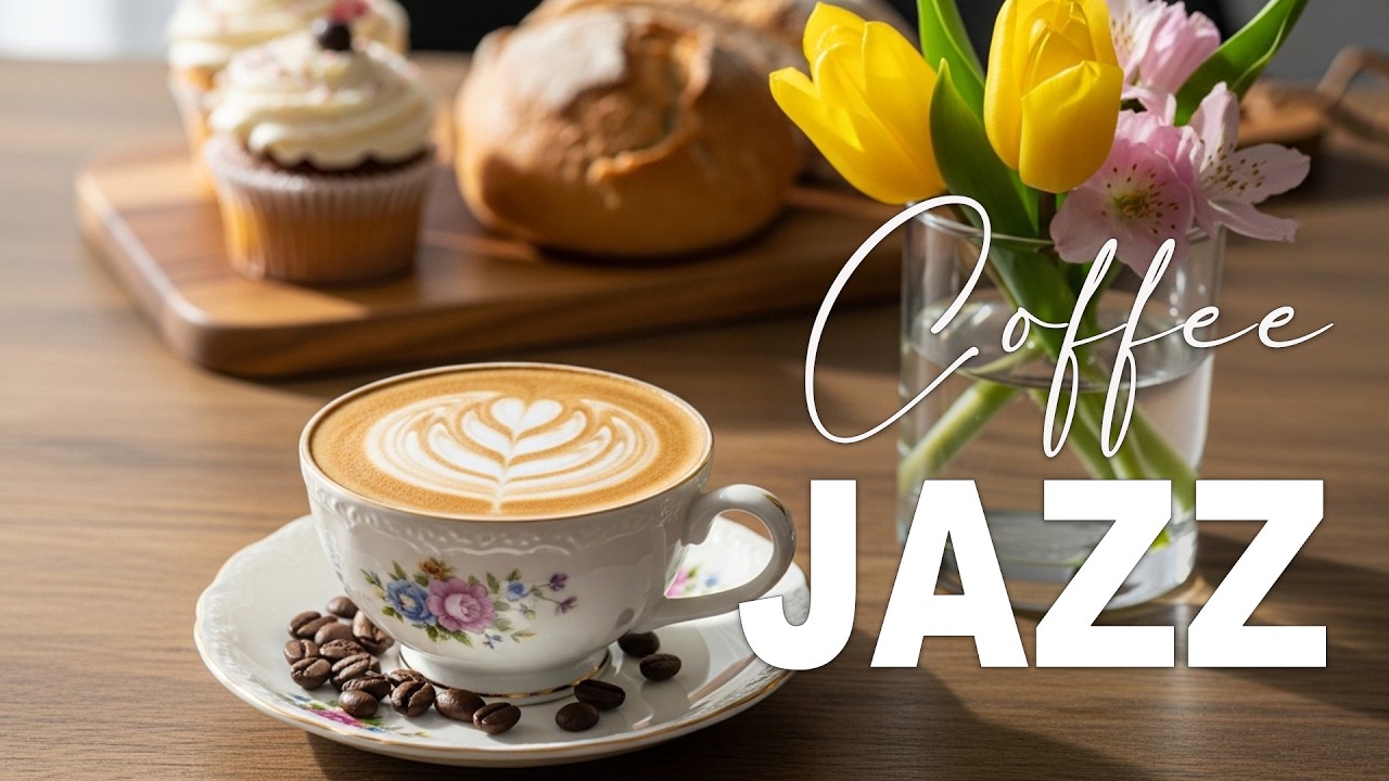 Coffee Jazz 🌿 Bossa Nova Piano - Coffee Shop Ambience for Peaceful Focus and Happy Mood
