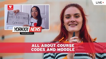 YORK 101 – All About Course Codes & Moodle