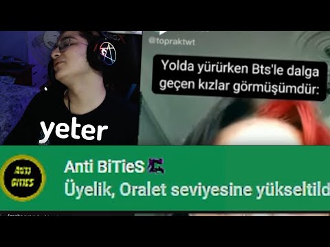 artık bts fanlarinin videosunu görmek istemiyorum yeter