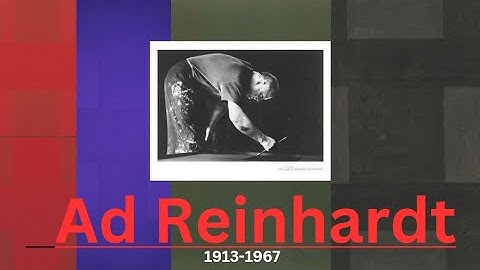 "Ad Reinhardt influences and inspirations"