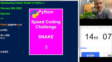 Python Speed Coding: Snake Game