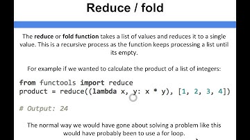 Functional Programming - Reduce / fold
