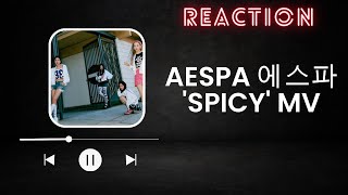 aespa 에스파 'Spicy' MV REACTION INDONESIA