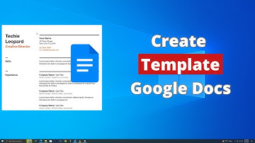 Een sjabloon maken in Google Docs