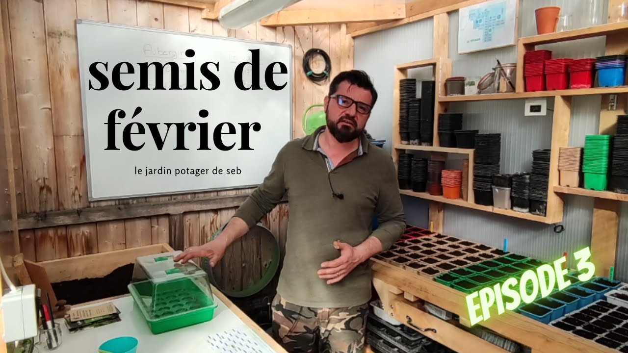 Réussir ses semis, février 2022, Aubergines, Poivrons, choux ...