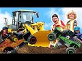 Monster Trucks for Kids - Toy Trucks and Diggers in Dirt - Braxton and Ryder Kids Video