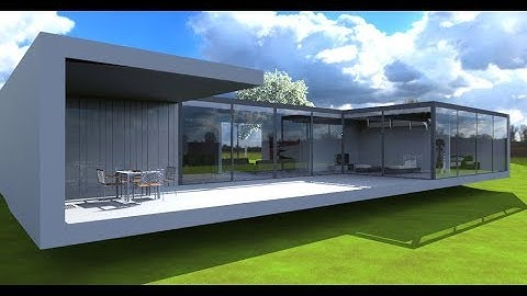 Sketchup Speedbuild Modern House#10