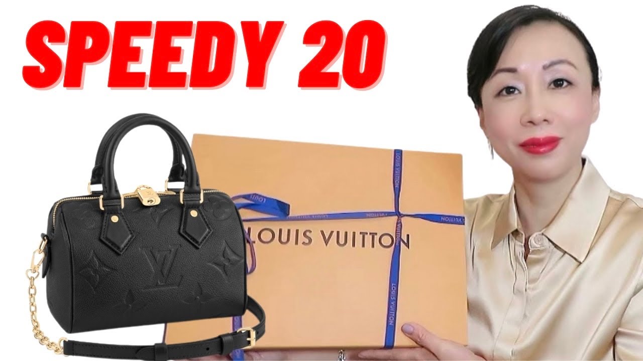 Handbags Louis Vuitton LV Speedy 20 Bicolour New