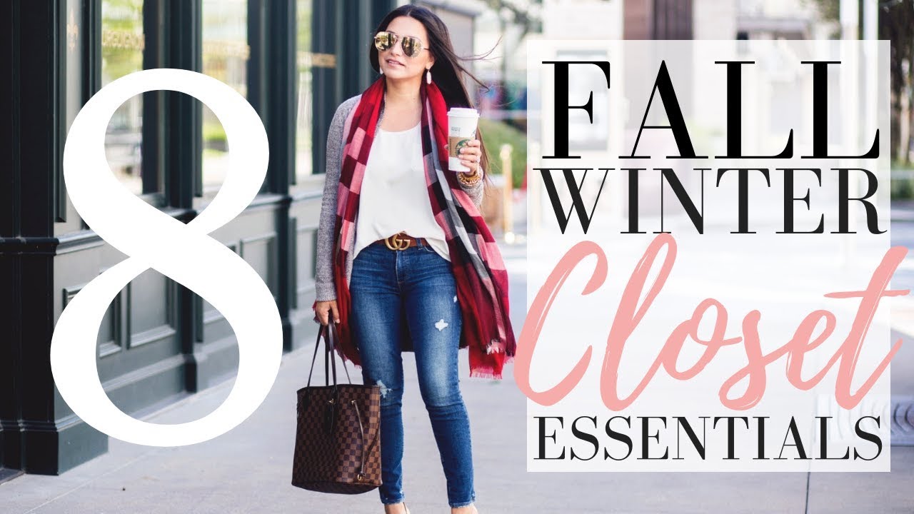 8 CLOSET ESSENTIALS FOR FALL + WINTER | LuxMommy - YouTube