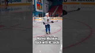 First Look At Matvei Michkov Back With Hc Sochi