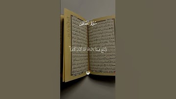 ماتيسر من (سورة القصص) تلاوة جميلة ومؤثرة استمع وارح قلبك #اكتب_شي_تؤجر_عليه