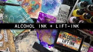 Tim Holtz Alcohol Ink + Lift Ink