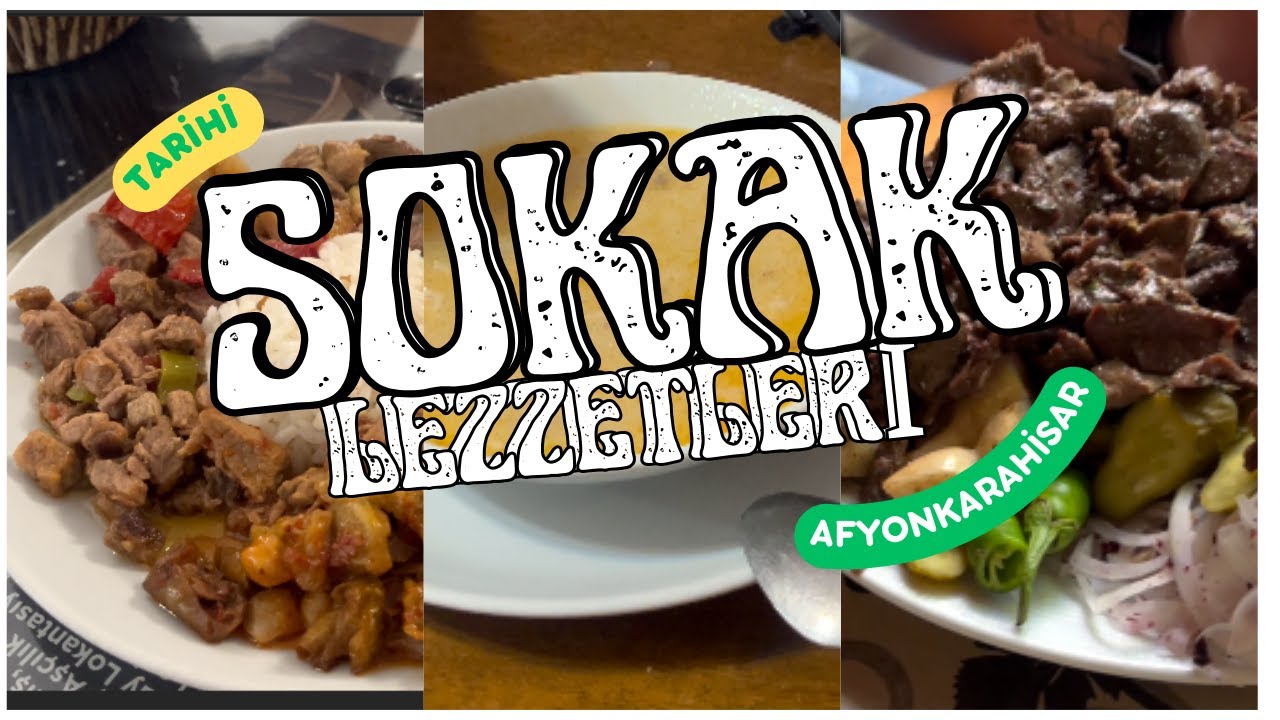 AFYONKARAHİSAR SOKAK LEZZETLERİ!!!
