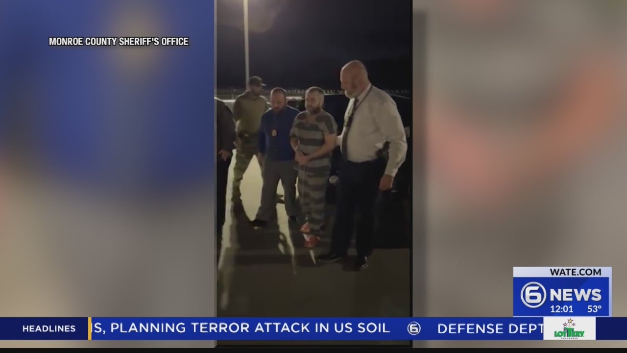 East TN murder suspect extradited to Monroe County - YouTube