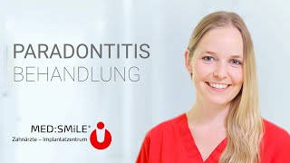 Parodontitis-Behandlung \& -Therapie \/\/ Dr. Romy Finsterer - MED:SMILE