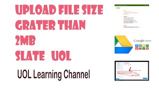 Upload and share File through google drive || Upload File size grater than 2MB on SLATE English/Urdu screenshot 4