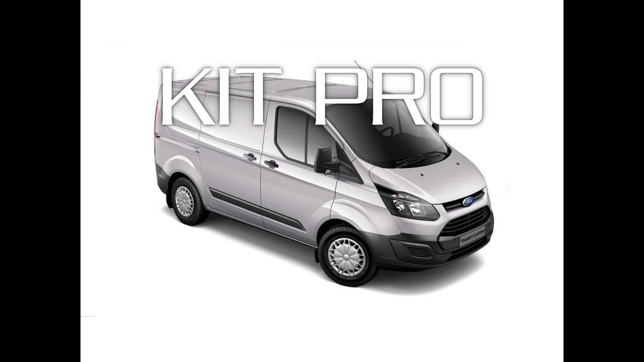 3 barre portatutto portapacchi acciaio G3 per Ford Transit Custom 2012-2023