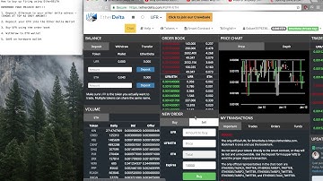 How to buy UPFIRING (HUGE POTENTIAL 5 - 10X end of 2018!) on Ether Delta