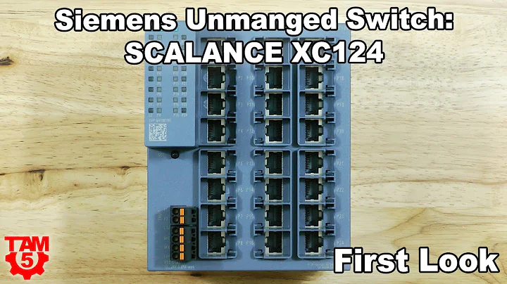 First Look: SCALANCE XC124 Unmanaged Switch from Siemens