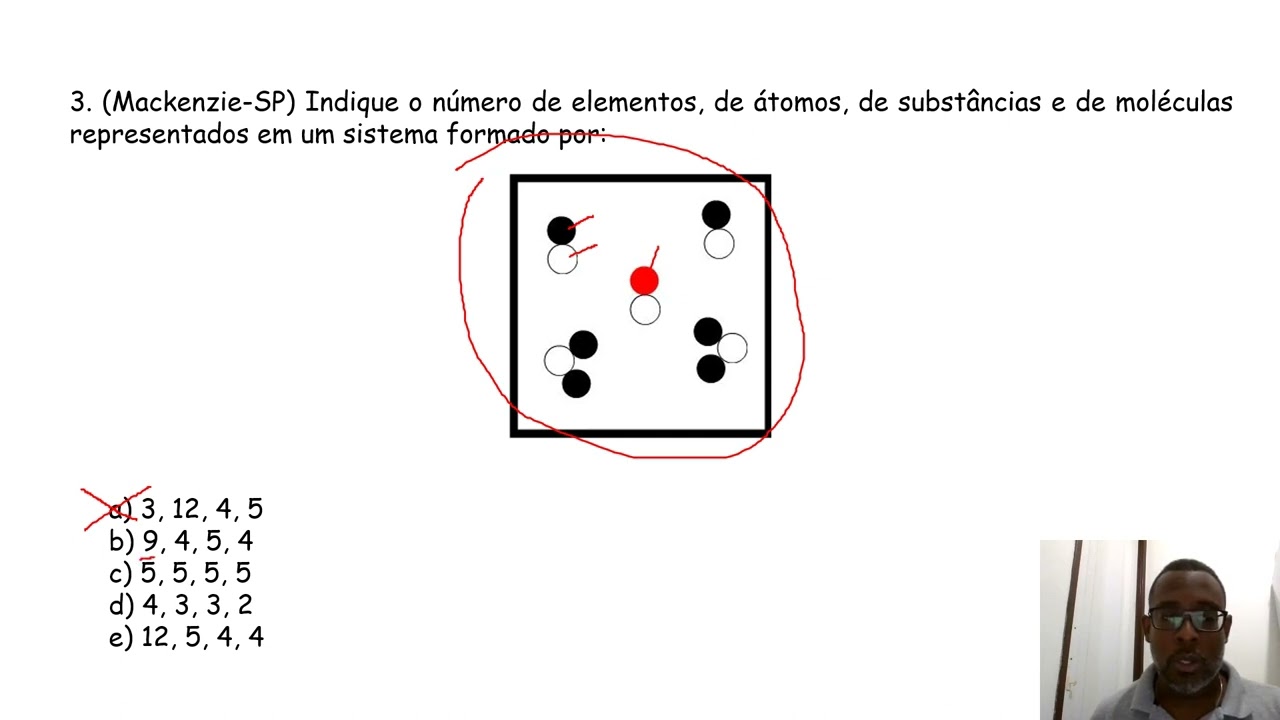 Átomos elementos químicos moléculas substâncias e misturas (exercícios)