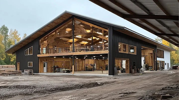Two Men Build MASSIVE $750,000 Barndominium in ONLY 1 Year | Start to Finish by  @RRBuildings