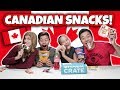 AMERICAN FAMILY TRIES SNACKS FROM CANADA!!!! Eating Soapy Gum!