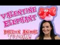 VALENTINE ELEPHANT Balloon Animal Tutorial - Learn Balloon Animals with Holly!