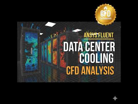 Data Center Cooling CFD Simulation in ANSYS Fluent