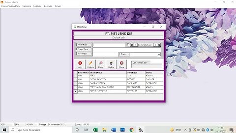 Coding Tombol Add, Update, Reset, Delete dan Close || Belajar Vb 6