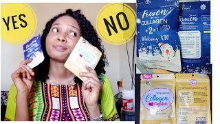 Review on Frozen collagen 2in1 whitening ×10 and maquereau collagen peptide
