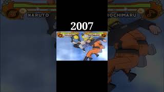 Evolution Of Naruto Games #shorts