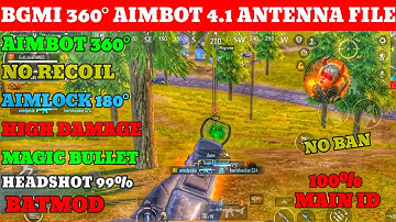 BGMI 4.1 ANTENNA CONFIG | BGMI 4.1 AIMBOT OBB | BGMI 4.1 ANTENNA AIMBOT OBB | MAGIC BULLET OBB BGMI