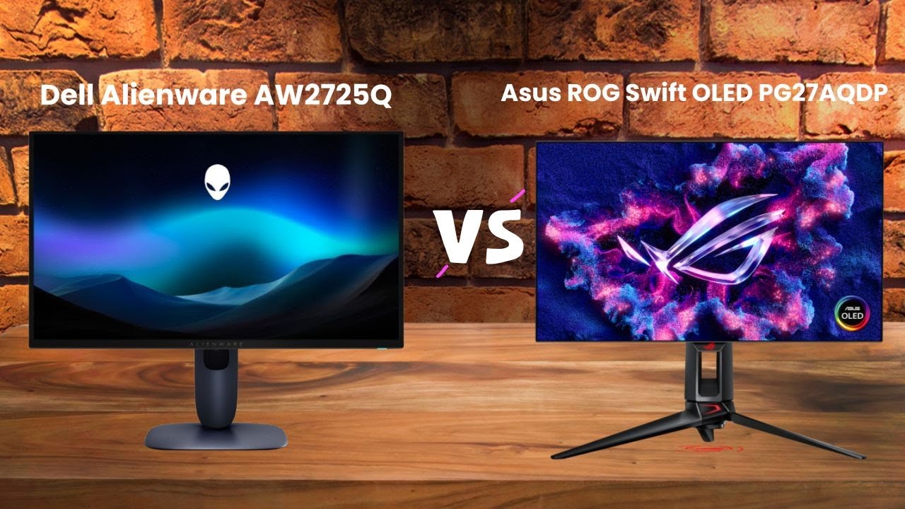 Dell Alienware AW2725Q vs Asus ROG Swift OLED PG27AQDP || Full ...